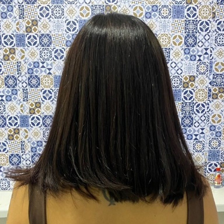 Cabelo depois do tratamento Capelli Max - foto 1