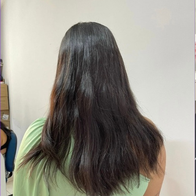 Cabelo depois do tratamento Capelli Max - foto 2