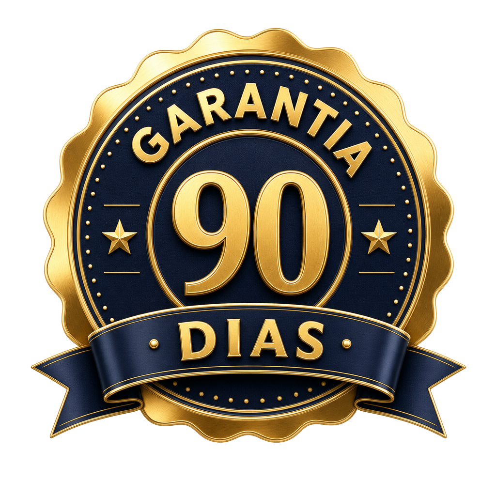 Selo de garantia de 90 dias